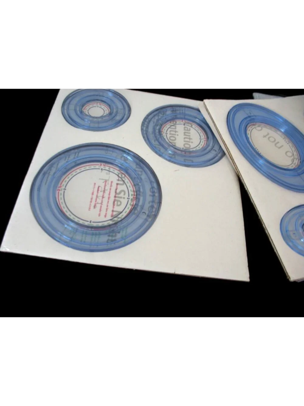 Creative Memories Custom Cutting, mat blades, Ovals, Circles,  Celestial pattern